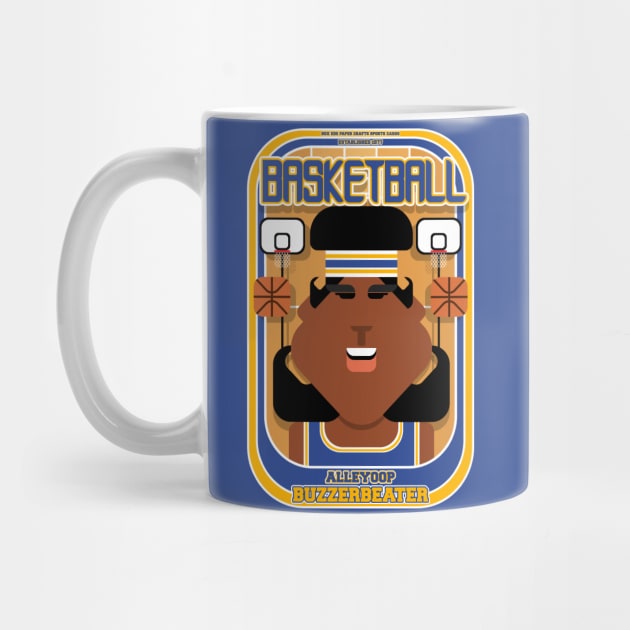 Basketball Blue Gold - Alleyoop Buzzerbeater - Aretha version by Boxedspapercrafts